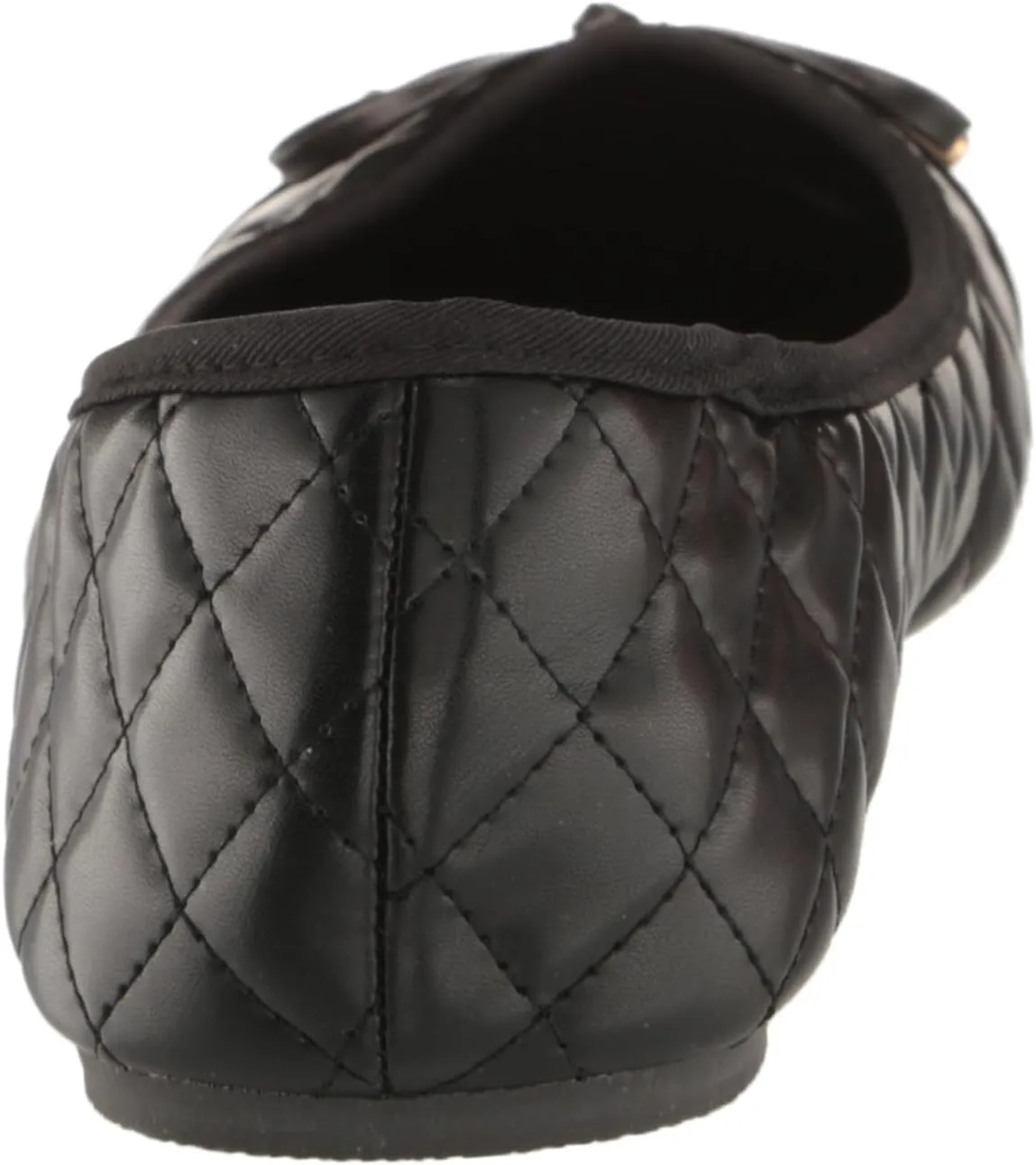 EVANS Women's Wide Fit Quilted Ballet Flat