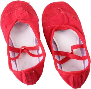 EXCEART Shoes Ballet Shoes 1 Pair of Ballet Flats Shoes Girl Princess Shoes Dancing Practice Shoes Gift Shoes for Girls Women Size 39 Womens Ballet Toddler Red