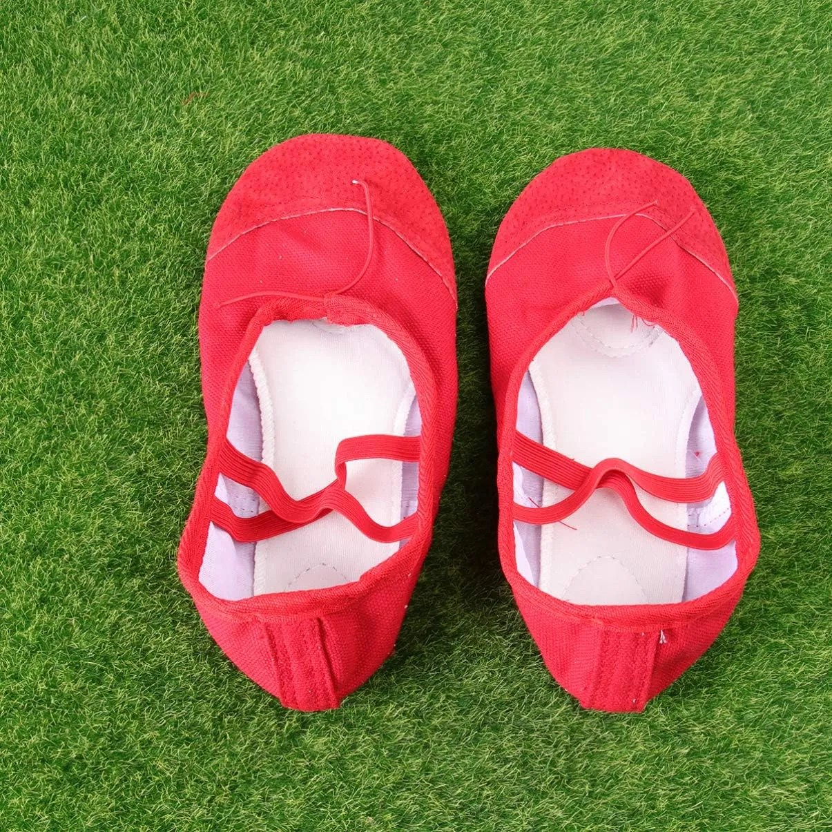 EXCEART Shoes Ballet Shoes 1 Pair of Ballet Flats Shoes Girl Princess Shoes Dancing Practice Shoes Gift Shoes for Girls Women Size 39 Womens Ballet Toddler Red