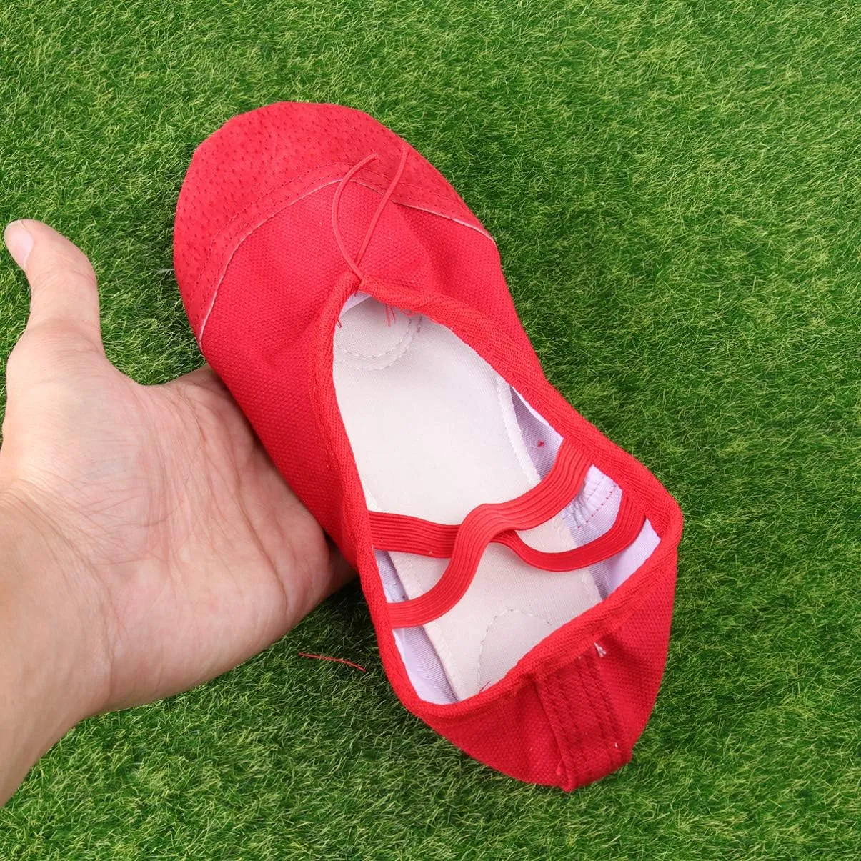 EXCEART Shoes Ballet Shoes 1 Pair of Ballet Flats Shoes Girl Princess Shoes Dancing Practice Shoes Gift Shoes for Girls Women Size 39 Womens Ballet Toddler Red