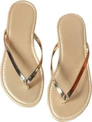 Flip Flops for Women Footwear - Memory Foam Flats for Women 2025 - Vegan Leather Sandals Summer Beach Slides
