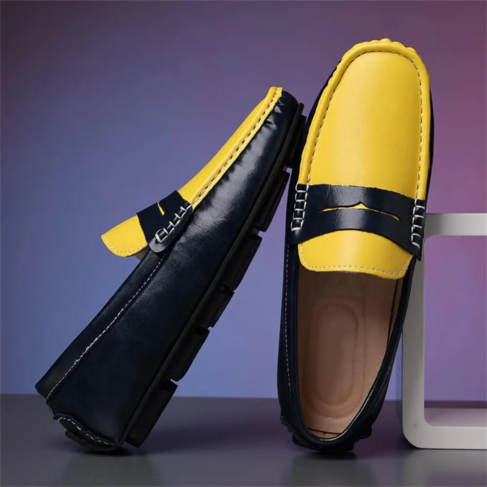 GEXECEUSS Men's Loafers Lightweight Driving Shoes Slip On Casual Penny Loafers Moccasin Flats Boat Shoes Anti-Slip Walking Shoes