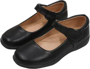 Girls Ballet Dress Shoes Kids Toddler Mary Jane Flats Pu Leather Solid Wedding Party School Communio Oxfor Shoes
