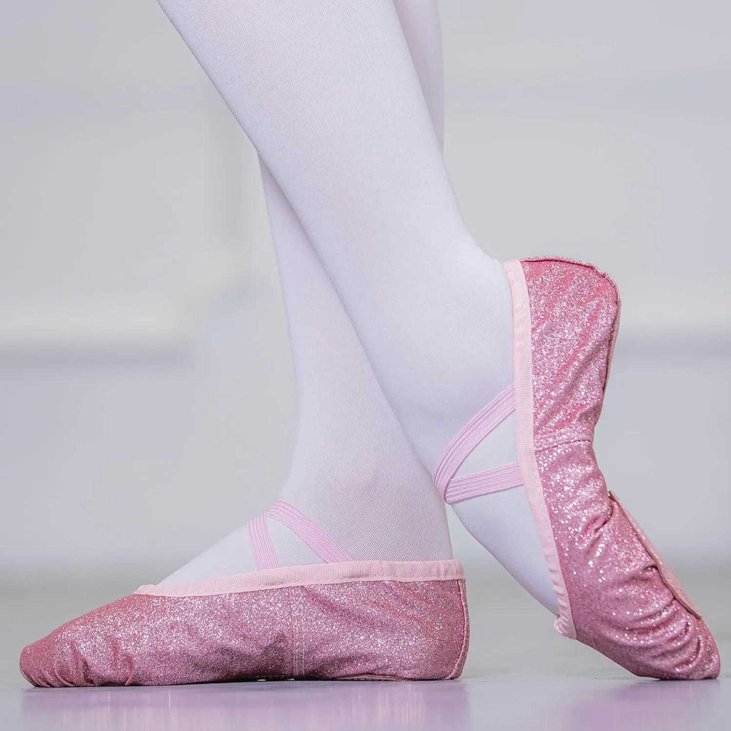 Girls Ballet Shoes Boys Toddler Soft Leather Dance Slippers for Toddler/Little Kid/Big Kid Indoor Yoga Dance Shoes