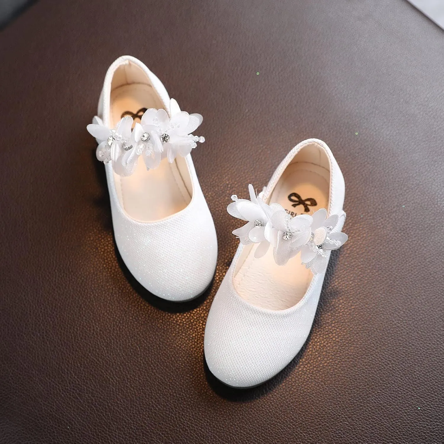Girls Ballet Shoes Dance Toddler Girls Toe Sandals Round Kids Floral Infant Baby Shoes Princess Girl's Sandals Shoes