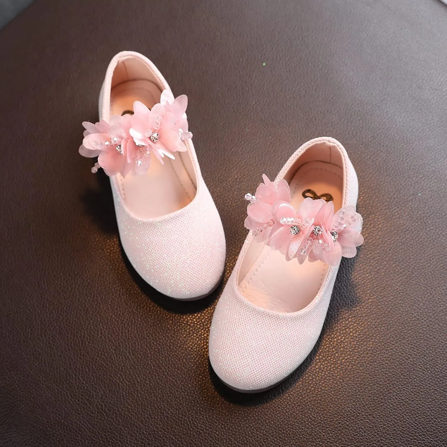 Girls Ballet Shoes Dance Toddler Girls Toe Sandals Round Kids Floral Infant Baby Shoes Princess Girl's Sandals Shoes