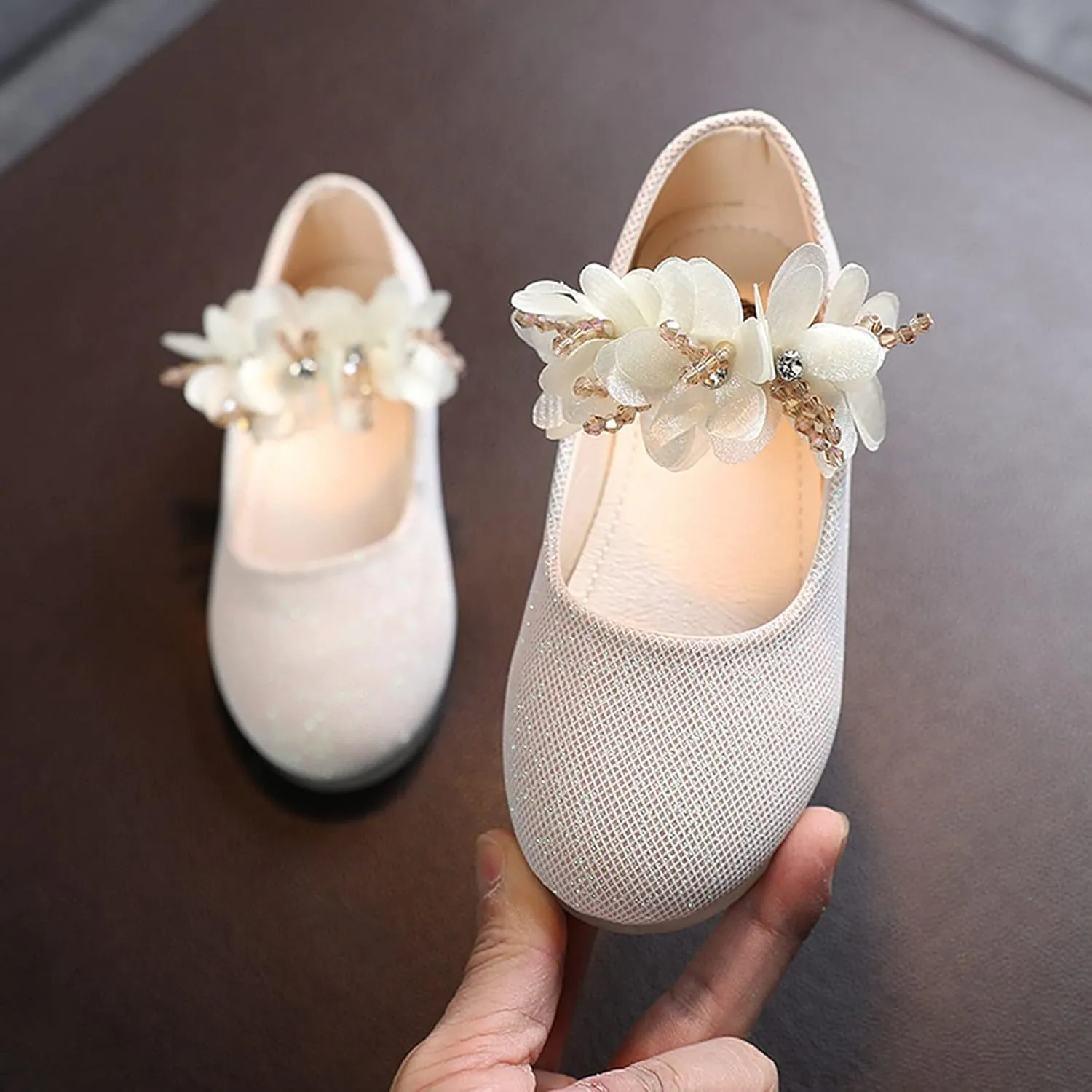 Girls Ballet Shoes Dance Toddler Girls Toe Sandals Round Kids Floral Infant Baby Shoes Princess Girl's Sandals Shoes