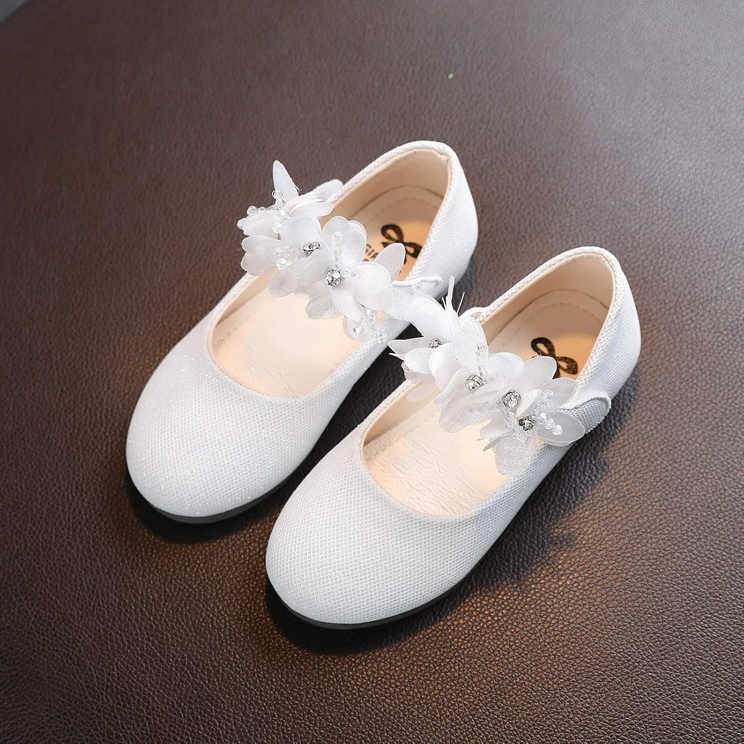 Girls Ballet Shoes Dance Toddler Girls Toe Sandals Round Kids Floral Infant Baby Shoes Princess Girl's Sandals Shoes