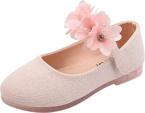 Girls Ballet Shoes Dance Toddler Girls Toe Sandals Round Kids Floral Infant Baby Shoes Princess Girl's Sandals Shoes