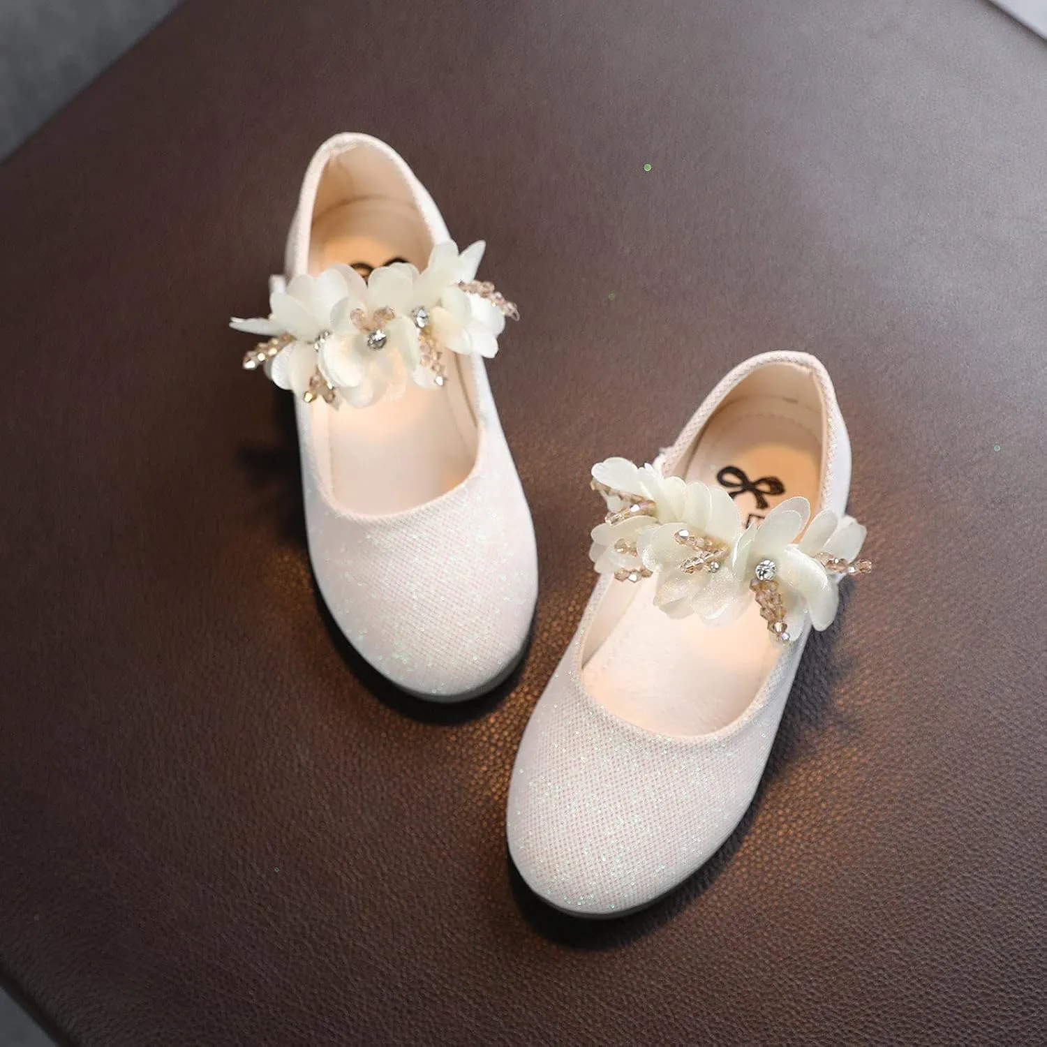 Girls Ballet Shoes Dance Toddler Girls Toe Sandals Round Kids Floral Infant Baby Shoes Princess Girl's Sandals Shoes