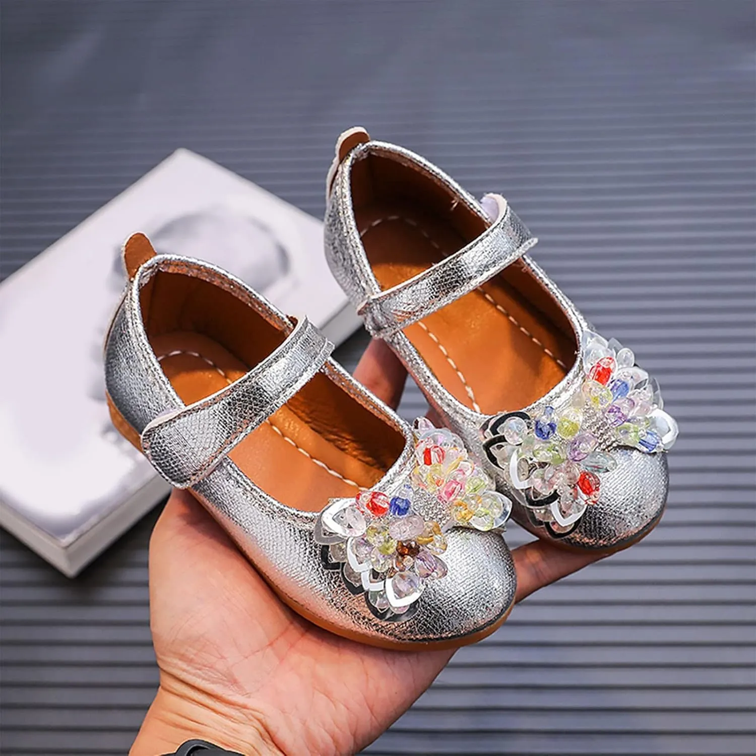 Girls Ballet Shoes Fashion Autumn Girls Casual Shoes Flat Lightweight Colorful Bow Cute Toddler First Walking Shoes