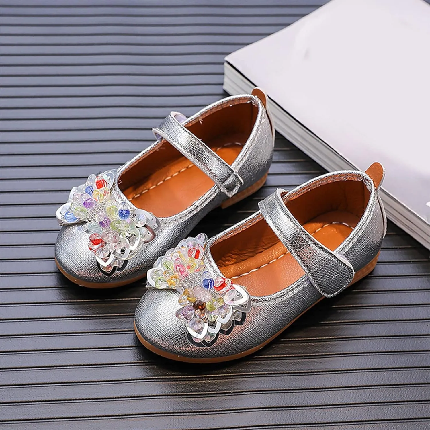 Girls Ballet Shoes Fashion Autumn Girls Casual Shoes Flat Lightweight Colorful Bow Cute Toddler First Walking Shoes