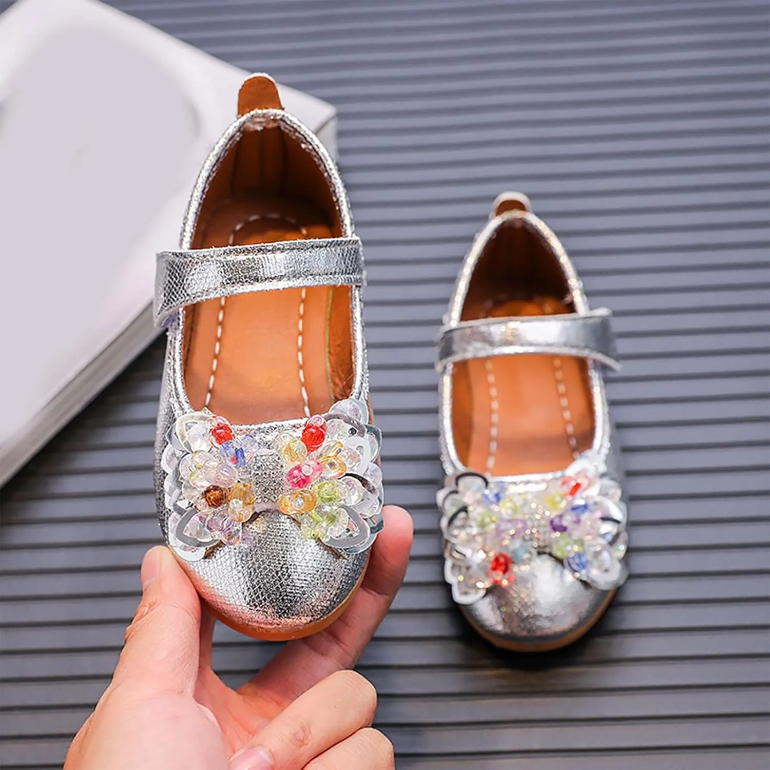 Girls Ballet Shoes Fashion Autumn Girls Casual Shoes Flat Lightweight Colorful Bow Cute Toddler First Walking Shoes
