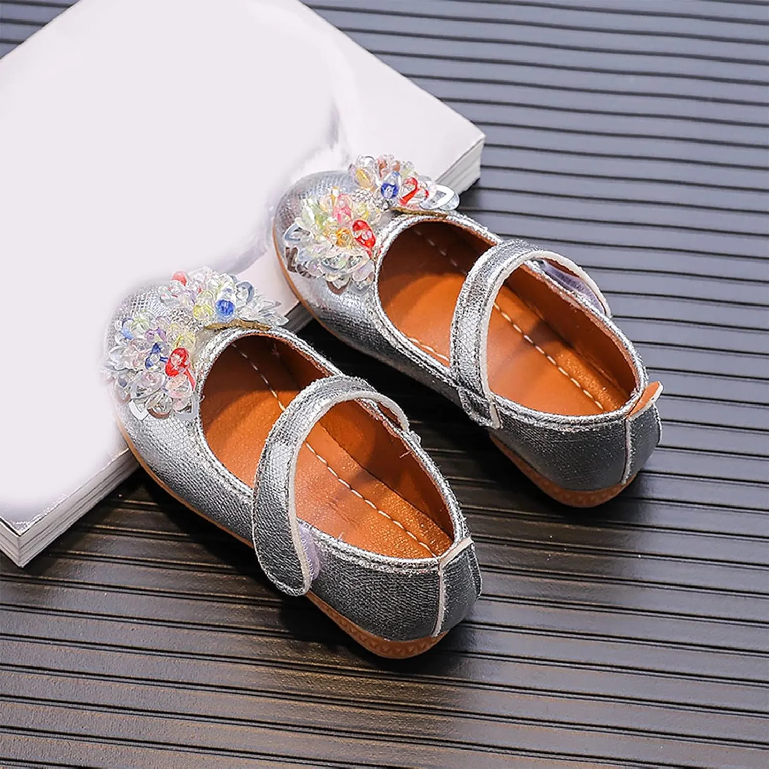 Girls Ballet Shoes Fashion Autumn Girls Casual Shoes Flat Lightweight Colorful Bow Cute Toddler First Walking Shoes
