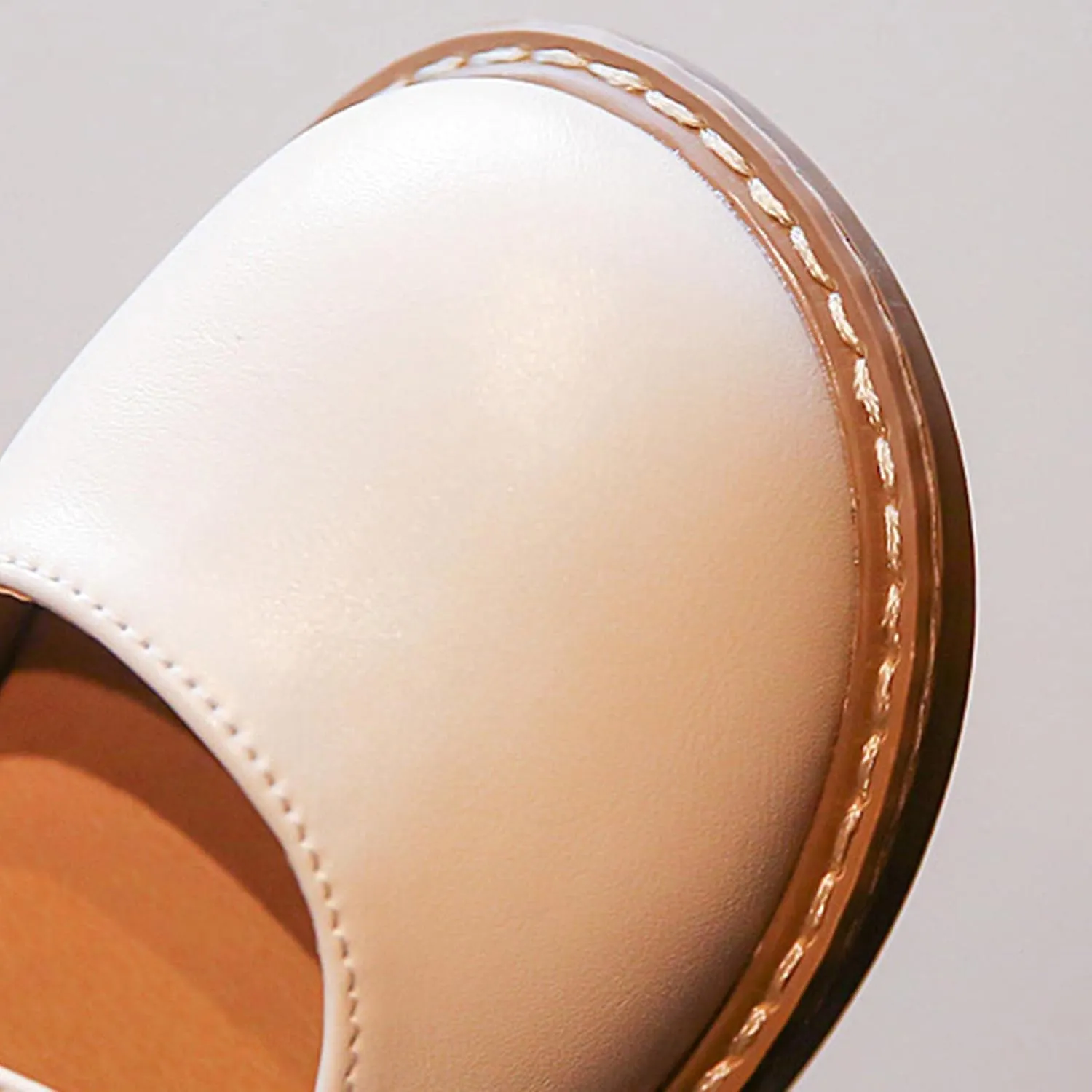 Girls Ballet Shoes Fashion Four Seasons Children Casual Shoes Girls Round Toe Flat Sole Thick Sole Lightweight Shoes