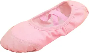 Girls Ballet Shoes for Dance Canvas Yoga Shoes/Ballet Slippers for Dancing Toddler Little Kid Ballerina Girls Shoes
