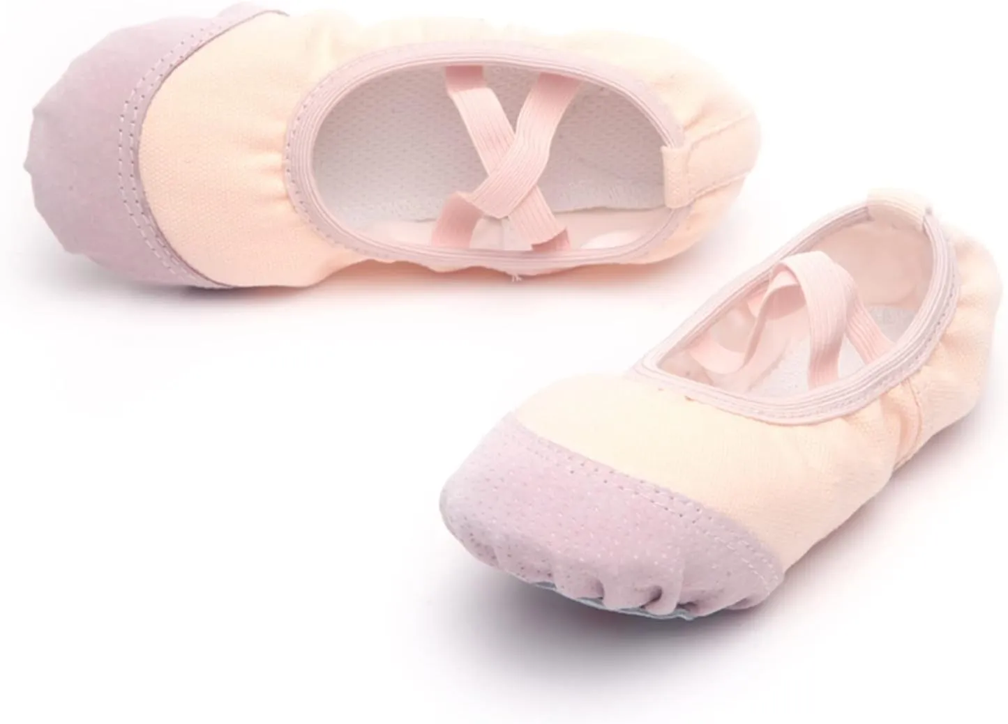 Girls Ballet Shoes for Dance Canvas Yoga Shoes/Ballet Slippers for Dancing Toddler Little Kid Ballerina Slippers