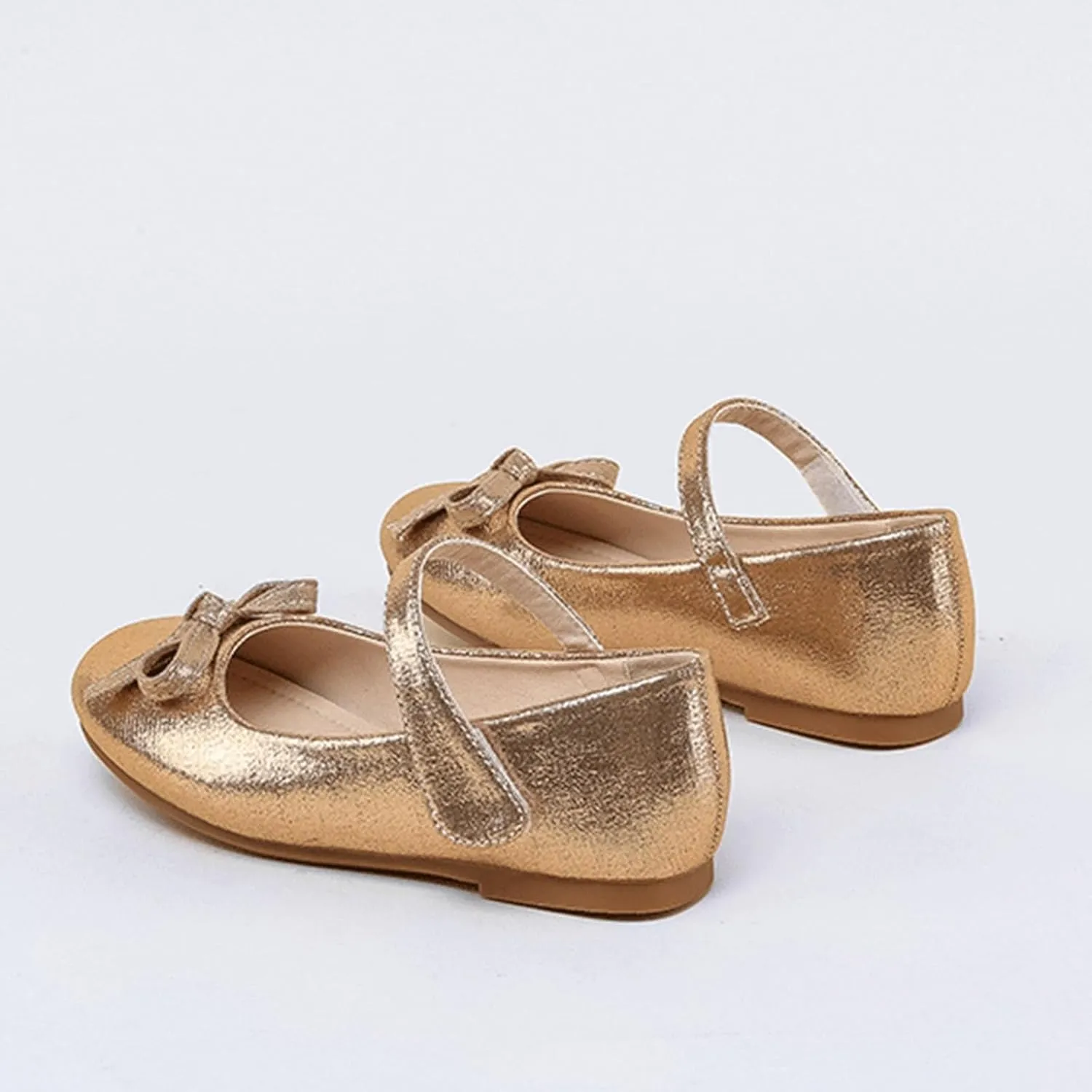 Girls Ballet Shoes Kids Leather Shoes with Bow Non Slip Children Ballet Girl Student Shoes Open-Toe Flat Sandals