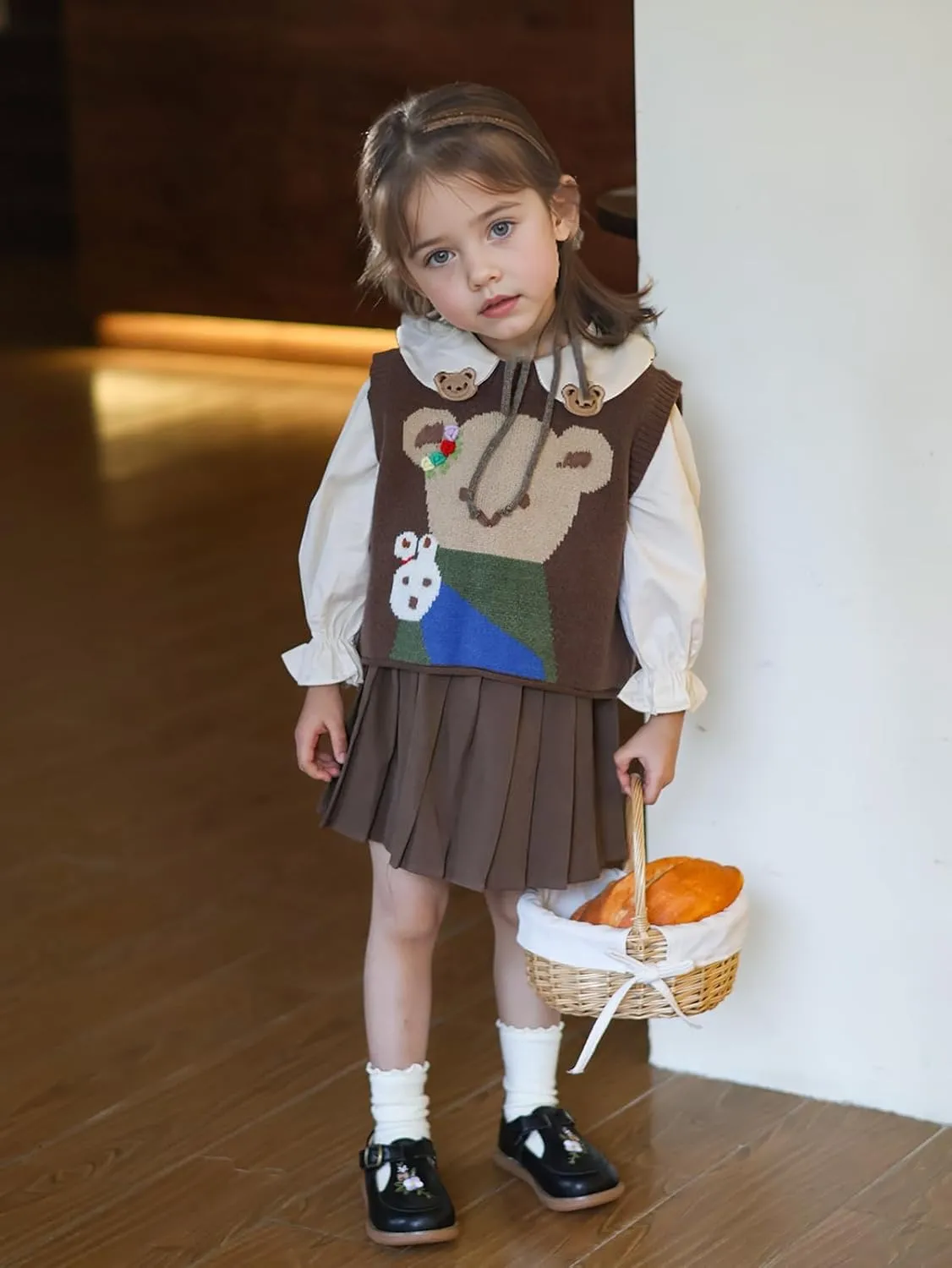 Girls Dress Shoes Toddler Mary Janes Shoes Little Girl School Uniform Oxford Shoes for Girl Flats