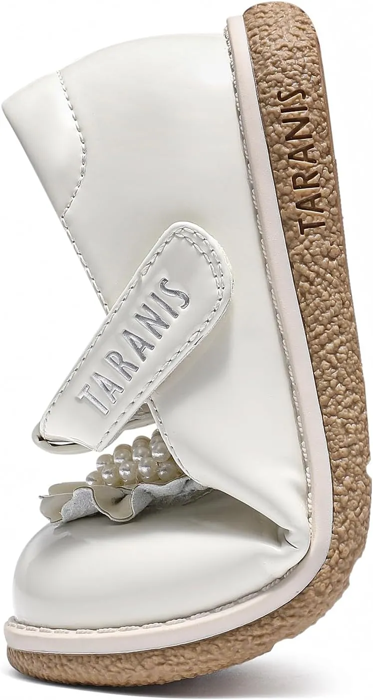 Girls Dress Shoes Toddler Mary Janes Shoes Pearl Princess Ballet Flats