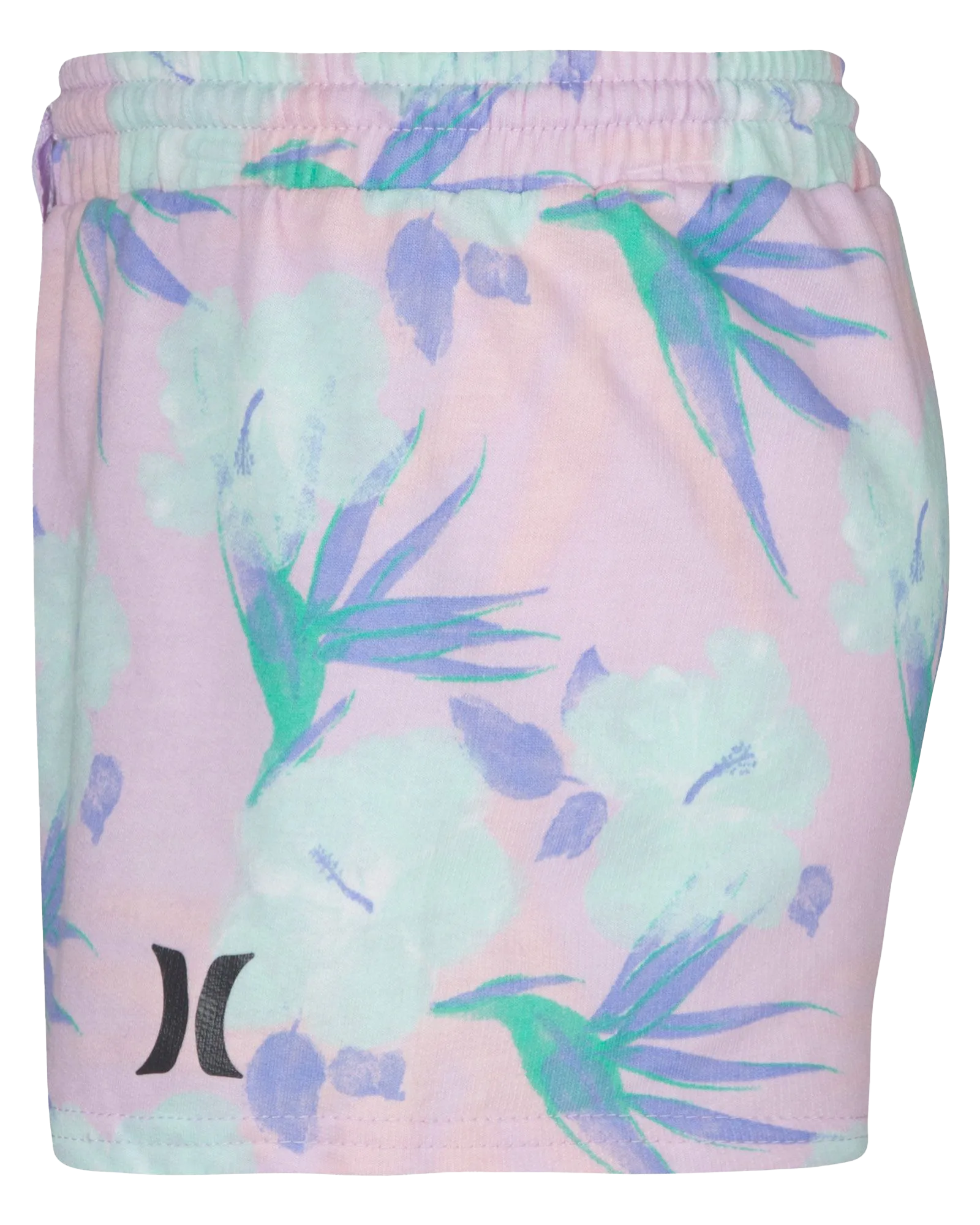 Girls French Terry Shorts in Light Lavender