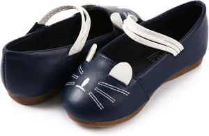 Girls Mary Jane Casual Slip On Ballerina Flats (Toddler/Little Kid)