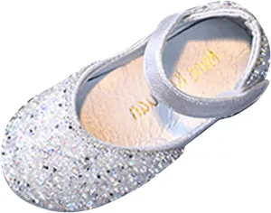 Girls Mary Jane Dress Shoes Rhinestones Ballet Flats Flower Girl Wedding Party Shoes Toddler Kids Sandals