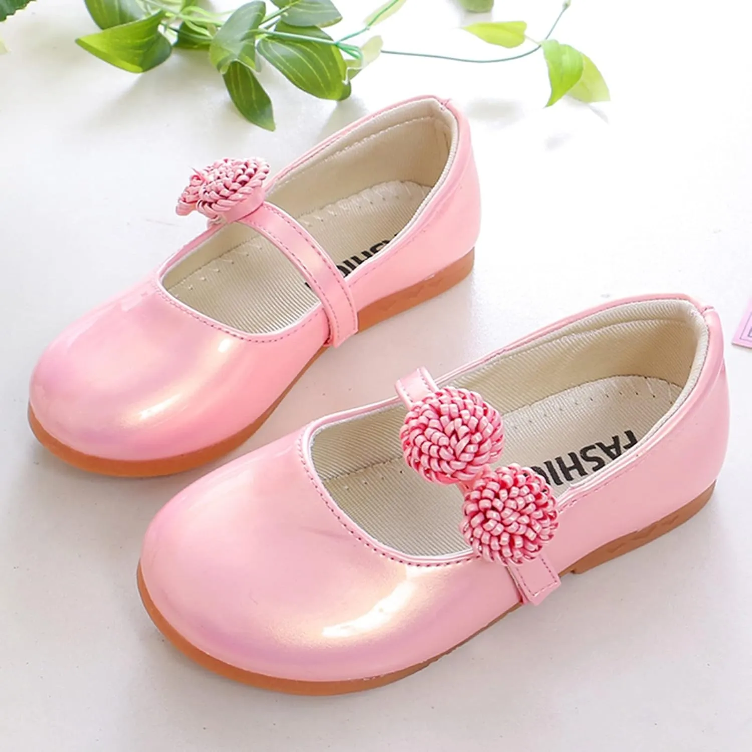 Girl's Mary Jane School Uniform Shoes Toddler Little Kid Dress Shoes Girl Ballet Flats Flower Girl Shoes Church Shoes