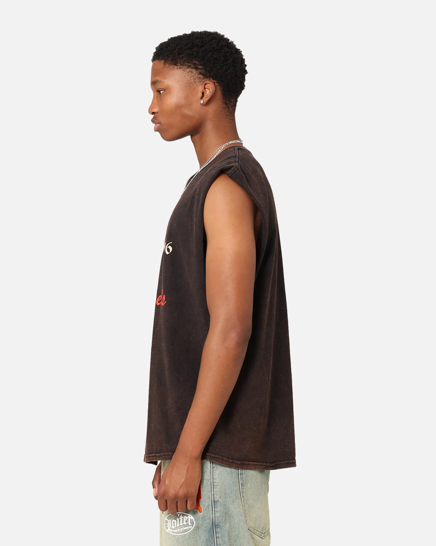 Goat Crew Goat Angels Vintage Muscle T-Shirt Black Wash
