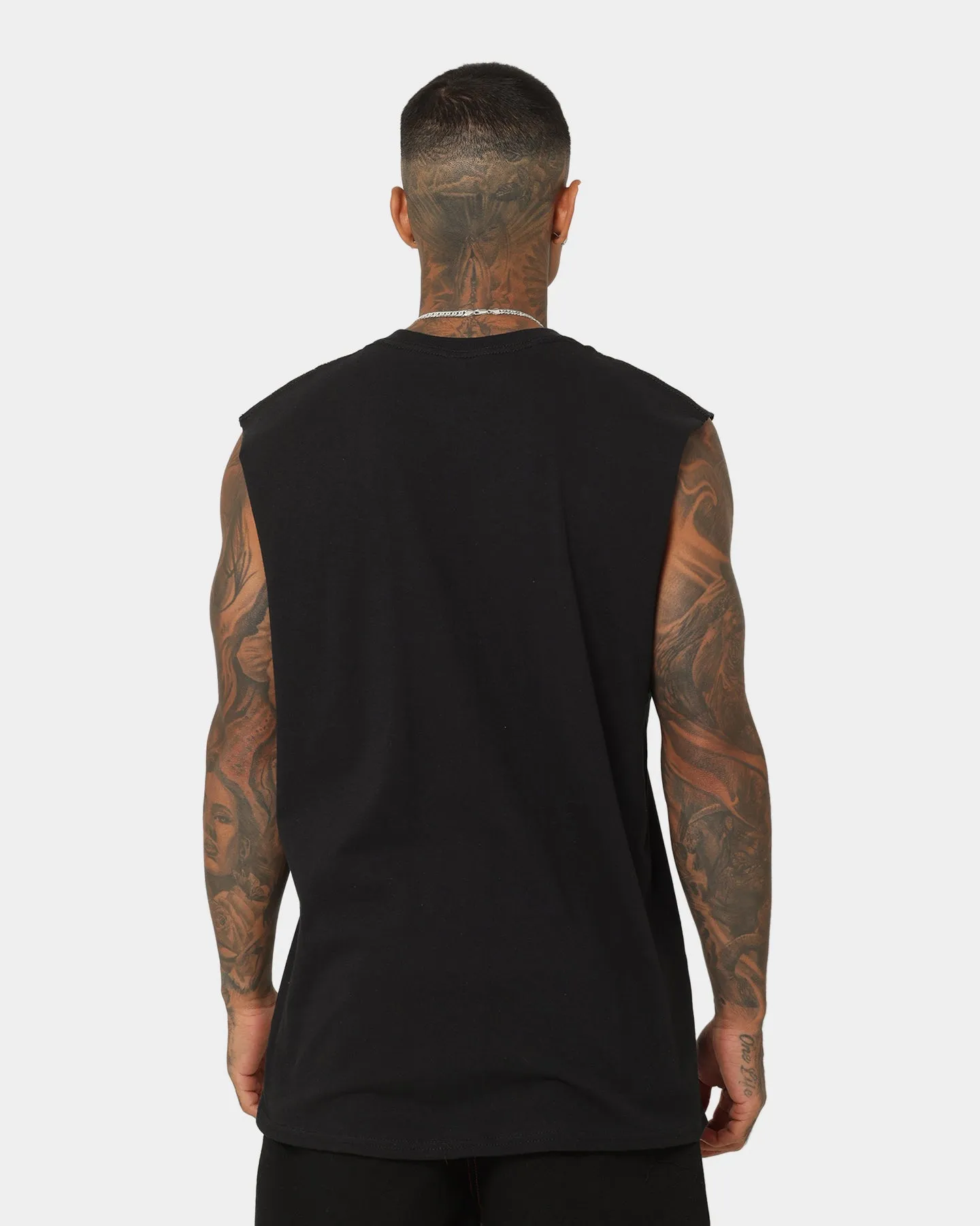 Goat Crew Harajuku Muscle T-Shirt Black