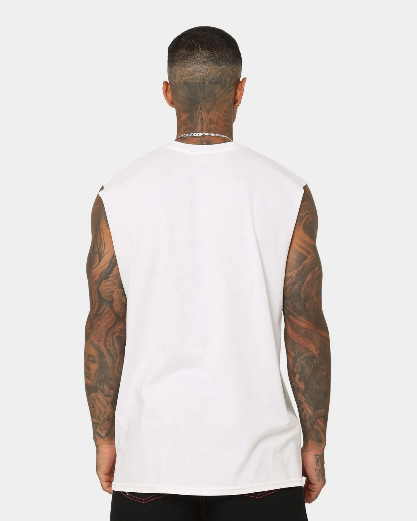 Goat Crew Harajuku Muscle T-Shirt White
