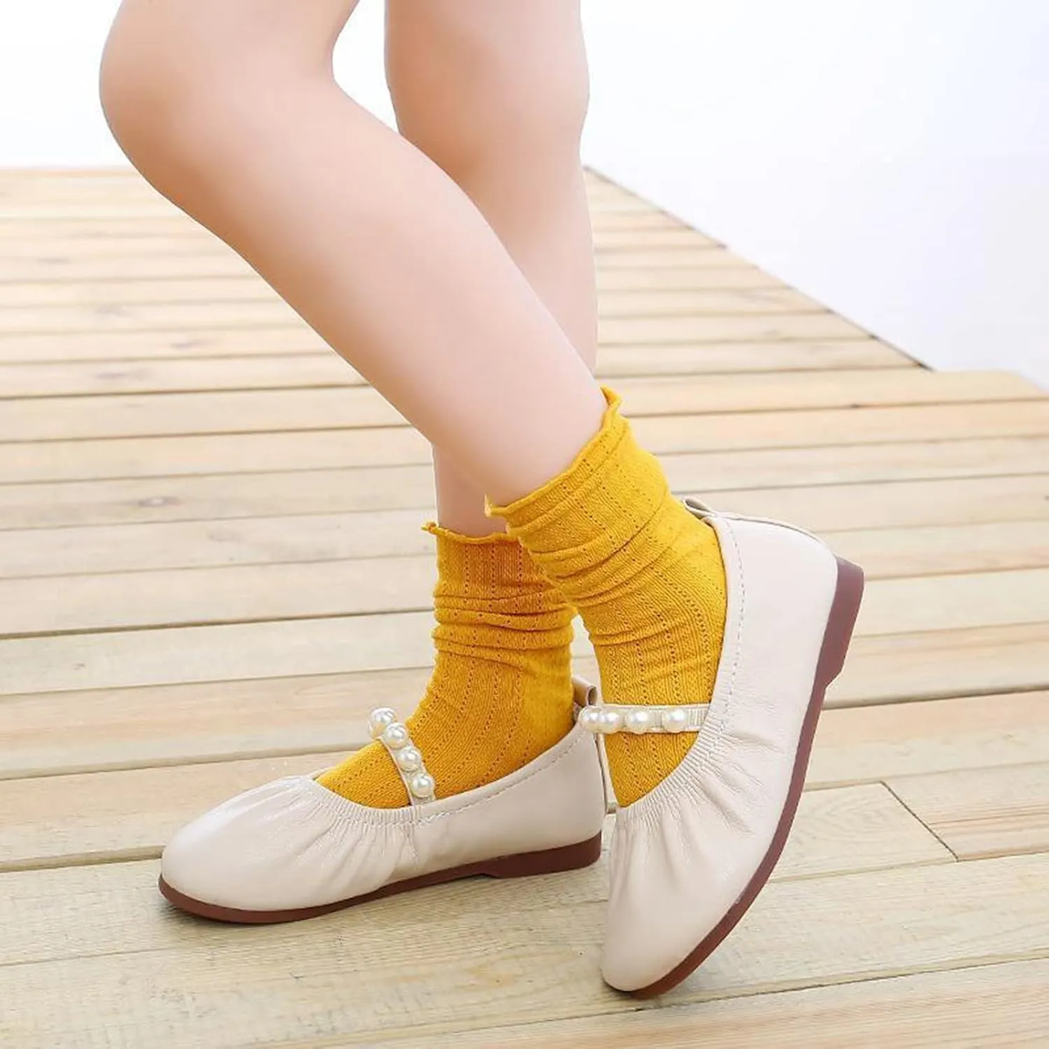House Slipper with Memory Foam Toddler Little Girl Dress Shoes Casual Slip On Ballet Flat Girls Sandals Easter