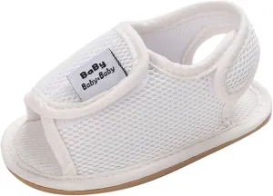 Infant Baby Boys Girls Sandals Soft Non-Slip Sole Mesh Flats Summer Outdoor Breathable Shoes Toddler First Walkers Crib Shoes