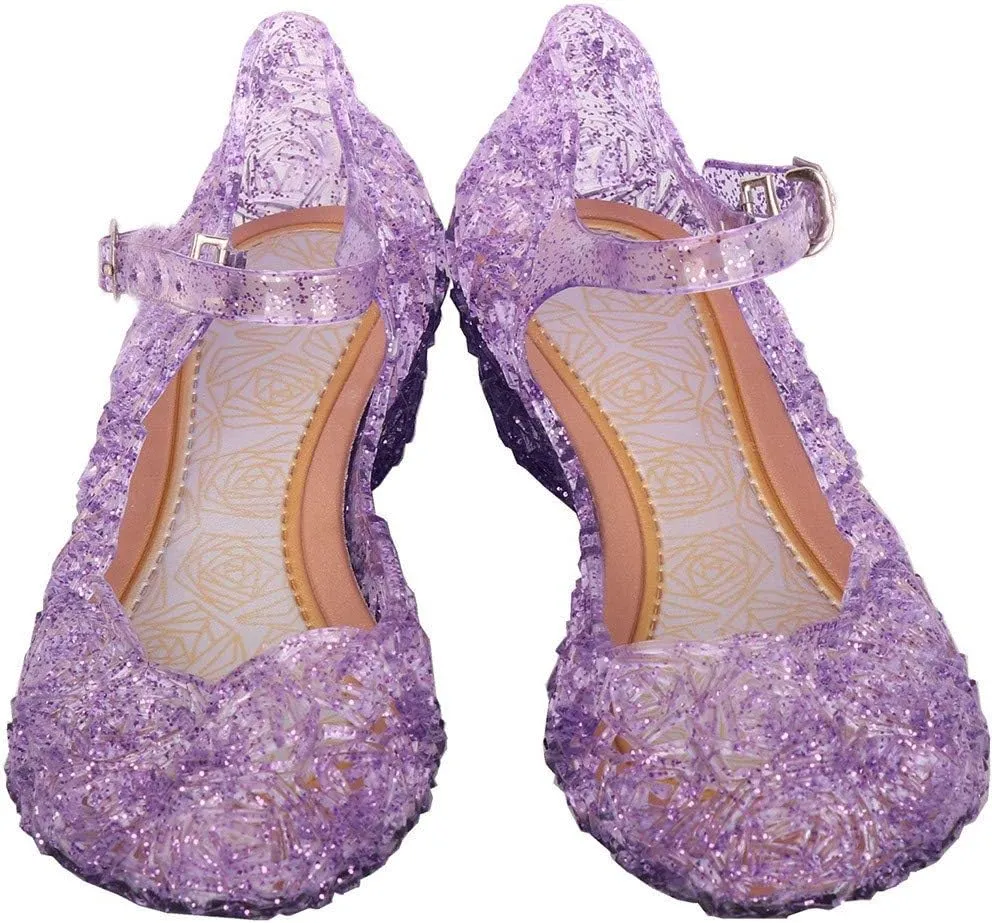 Infant Girl Light up Shoes Cosplay Sandals Princess Party Girls Wedge Kids Toddler Single Infant Baby Shoes Baby Shoes 12 Month Shoes Girl