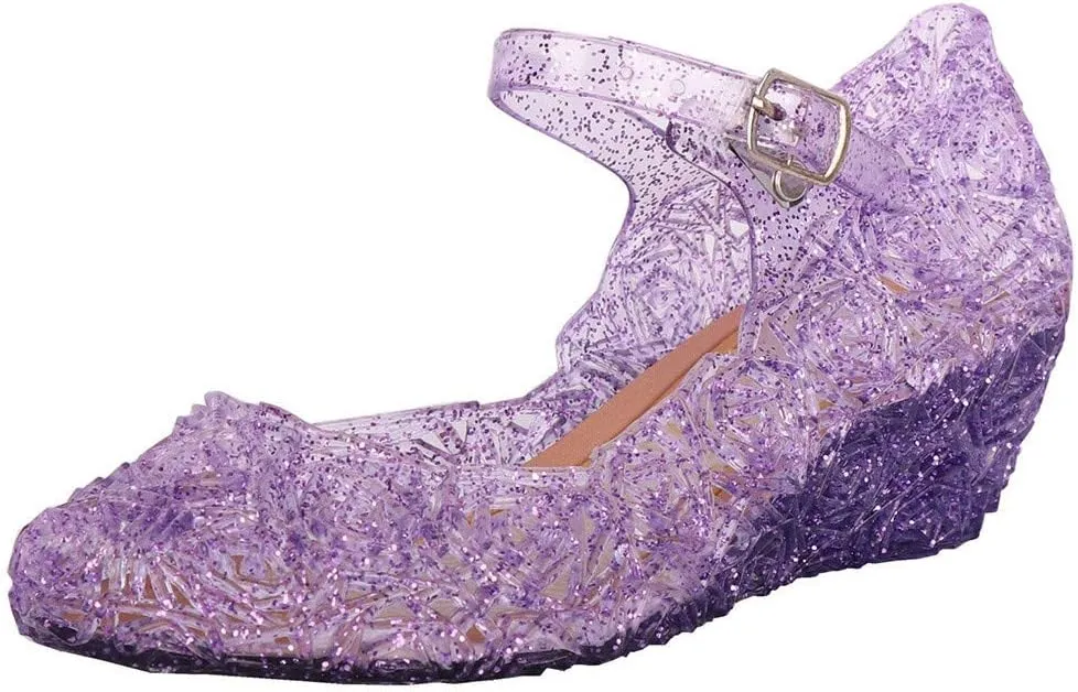 Infant Girl Light up Shoes Cosplay Sandals Princess Party Girls Wedge Kids Toddler Single Infant Baby Shoes Baby Shoes 12 Month Shoes Girl
