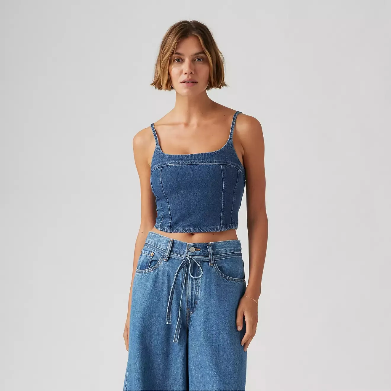 Jadine Denim Cami Tank (Proud Moment)