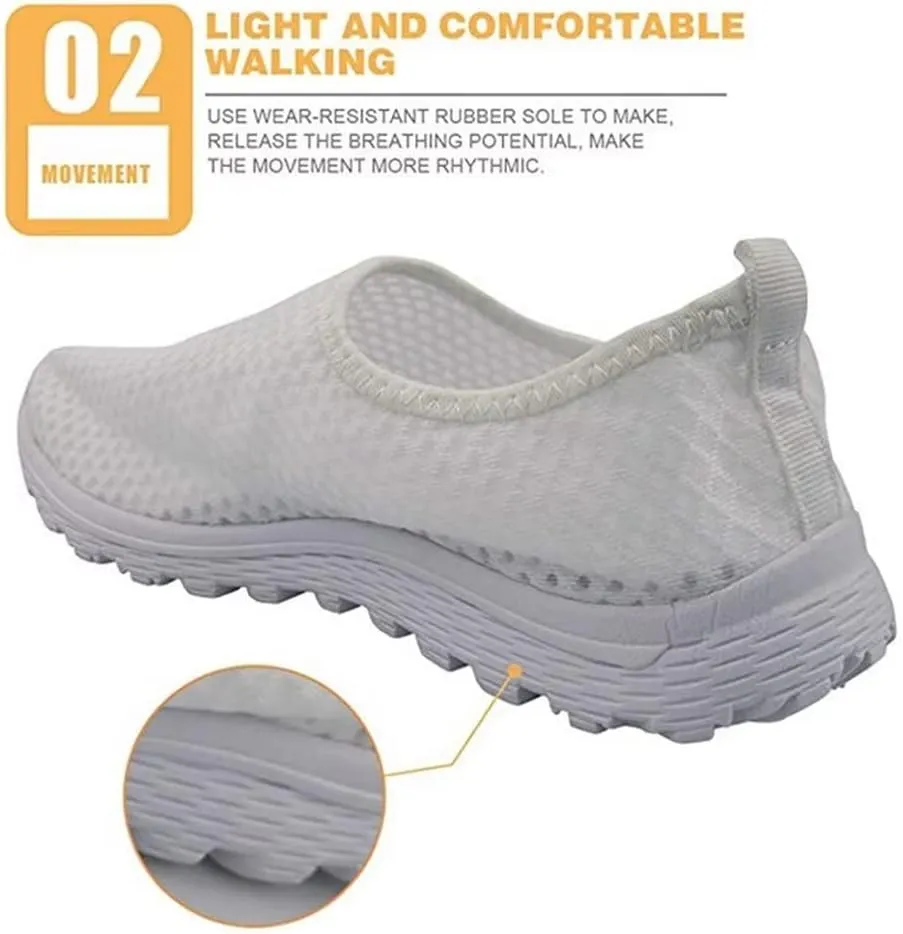 Jeiento Flag Sneakers for Women Patriotic Running Shoes Sport Walking Tennis Sneakers Athletic Shoes