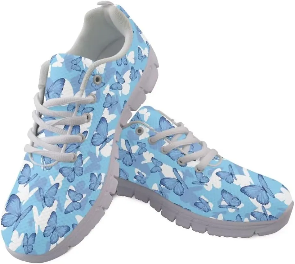 Jeiento Outdoor Running Shoes for Women Men Teenager Non Slip Fashion Mesh Gym Sports Shoes Workout Casual Sneakers for Teenager Girls