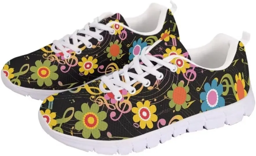 Jeiento Outdoor Running Shoes for Women Men Teenager Non Slip Fashion Mesh Gym Sports Shoes Workout Casual Sneakers for Teenager Girls