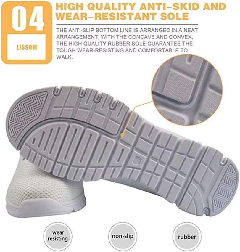 Jeiento Outdoor Running Shoes for Women Men Teenager Non Slip Fashion Mesh Gym Sports Shoes Workout Casual Sneakers for Teenager Girls