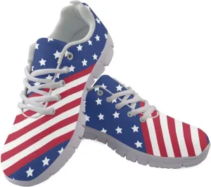 Jeiento Womens Trainers Lace Up Sneaker Tennis Shoes Comfort Gym Sports Fitness Running Shoes for Women Girl