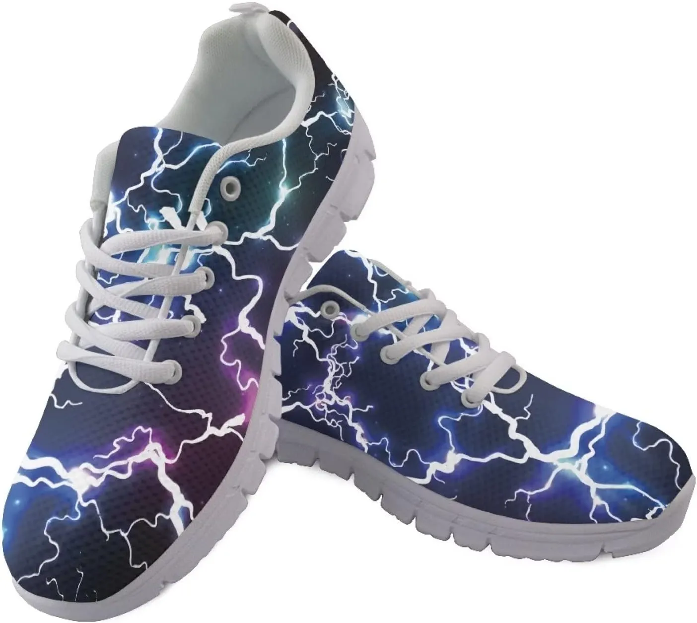 Jeiento Womens Trainers Lace Up Sneaker Tennis Shoes Comfort Gym Sports Fitness Running Shoes for Women Girl