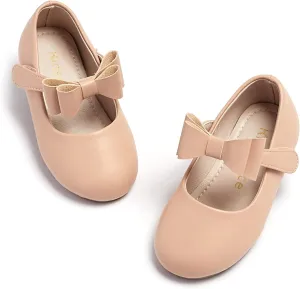Kiderence Toddler Girls Dress Shoes Little Kids Mary Janes Ballet Flats Toddler