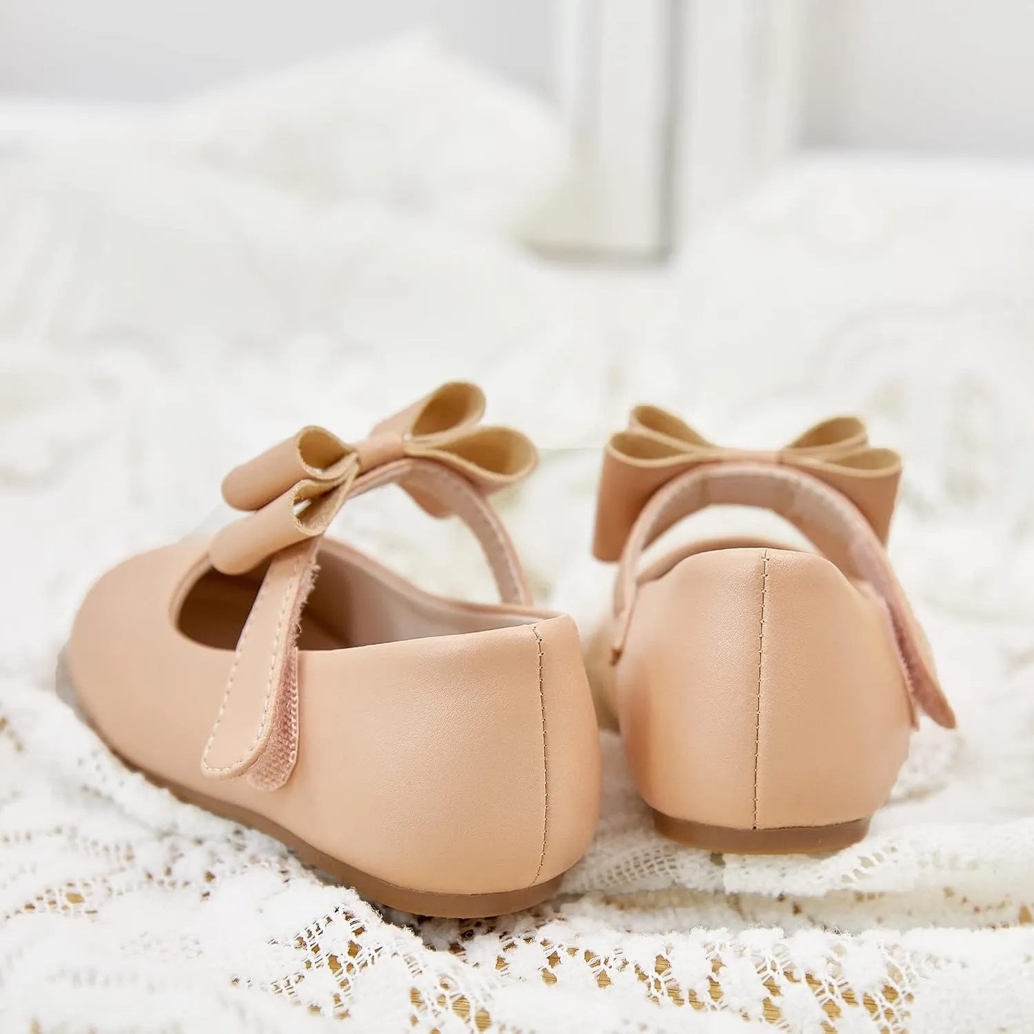 Kiderence Toddler Girls Dress Shoes Little Kids Mary Janes Ballet Flats Toddler