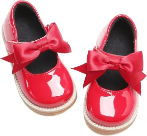 Kiderence Toddler Little Girl Mary Jane Dress Shoes School Oxford for Girls Flats