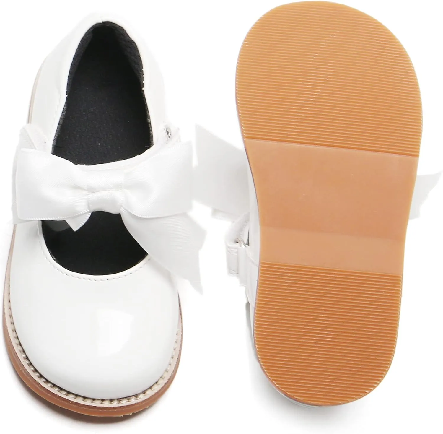 Kiderence Toddler Little Girl Mary Jane Dress Shoes School Oxford for Girls Flats