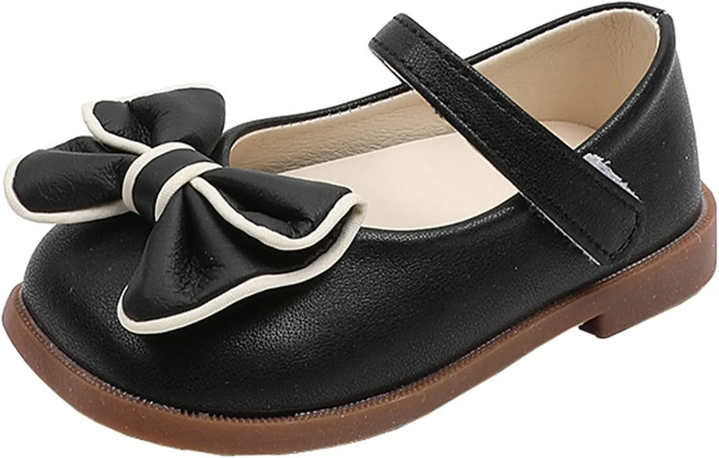 Little Girl Dress Shoes Flower Girls Shoes Mary Jane Ballet Flats with Bow for Party School Toddler Girl Shoes
