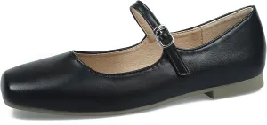 Mary Jane Flats for Women Buckle Ballet Flats Classy Dressy Comfortable Square Toe Slip on Flats Women's Soft Work Casual Dress Shoes