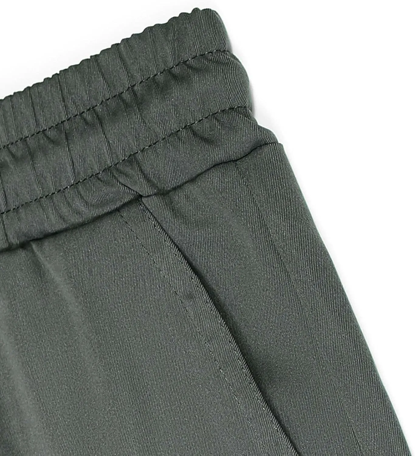 Mens Cargo Pants Baggy Casual Twill Hiking Work Shorts Summer Lightweight Workout Shorts Drawstring Short Pants