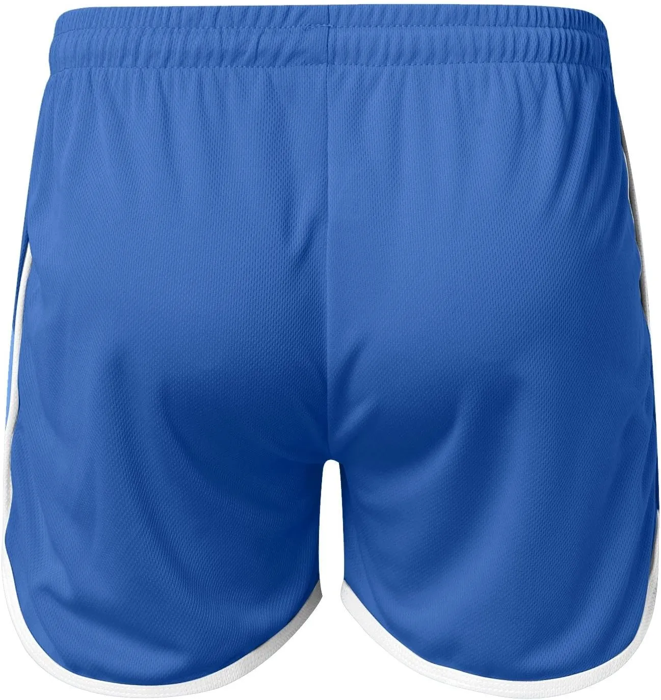 Men's Mesh Gym Shorts with Pockets Performance for Workouts Basketball Shorts Casual Elastic Running Shorts